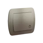 Simon Akord WMAL-480xxx-H012 Przycisk światło 10AX, 250V~, zaciski śrubowe; satynowy