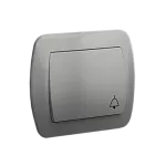 Simon Akord WMAL-490xxx-D012 Przycisk dzwonek 10AX, 250V~, zaciski śrubowe; aluminiowy