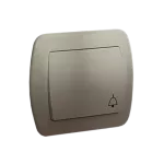 Simon Akord WMAL-490xxx-H012 Przycisk dzwonek 10AX, 250V~, zaciski śrubowe; satynowy