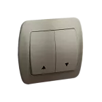 Simon Akord WMAL-440xxx-H012 Przycisk roletowy 10AX, 250V~, zaciski śrubowe; satynowy