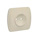 Simon Akord WMAW-40100x-9012 Gniazdo wtyczkowe bez uziemienia, 16A, 250V~, zaciski śrubowe; beż