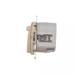 Simon 54 WMDO-SCBxx1-044 Oprawa oświetleniowa LED z czujnikiem ruchu, 230 V AC, 1.4 W, białe neutralne 4000K; złoty mat