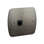 Simon Akord WMAT-4310xx-H013 Gniazdo telefoniczne RJ11 pojedyncze. Montaż do puszki na wkręty; satynowy