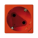 Simon Connect TSC-KLS01-7 Gniazdo K45 DATA z kluczem, schuko 16A/230V~,ze wskaźnikiem zasilania; pomarańczowy