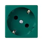 Simon Connect TSC-K11-27 Gniazdo K45 z schuko 16A/230V~, szybkozłączki; zielony