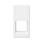 Simon Connect TSC-KA045-9 Płytka K45/2, 1x RJ bez osłon; 22,5x45mm; 3M OCK; czysta biel