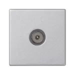 Simon Connect TSC-K120A-8 Płytka K45 gn. TV męskie 45x45mm + wkład; aluminium