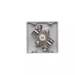 Simon Connect TSC-K120A-8 Płytka K45 gn. TV męskie 45x45mm + wkład; aluminium