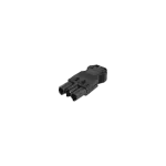 Simon Connect TSC-CR0004-14 Wtyczka męska szybkozłącza 3-polowa; czarny