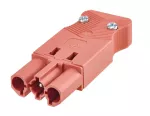 Simon Connect TSC-CR0004-6 Wtyczka męska szybkozłącza 3-polowa; czerwony