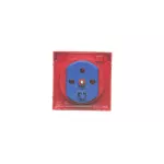 Simon 54 WMDW-511111-022AB Pokrywa IP44 + klucz do gniazda DATA; czerwony