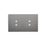 Simon 54 Touch WMDZ-01119S-071 Panel dotykowy S54 Touch, 2 moduły, 2 pola dotykowe pionowe + 2 pola dotykowe pionowe, srebrna mgła