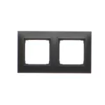 Simon 54 Premium WMDZ-0120xx-049 Ramka 2-krotna PREMIUM IP20 / IP44; czarny