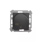 Simon 54 WMDL-001xPx-049 Łącznik zdalnie sterowany z przekaźnikiem (moduł) 8(2) A, 230V~; czarny Wymagana instalacja 3-przewodowa