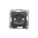 Simon 54 WMDA-07xxxx-049 Gniazdo TV-DATA. Dwa porty wyjściowe typu "F" (moduł). Częstotliwość dla wejścia 5-1000 MHz; czarny