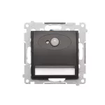 Simon 54 WMDO-SCA141-049 Oprawa oświetleniowa LED biały. z czujnikiem , 14 V DC, 0,64 W, białe zimne 5700K; czarny !Wymagany zasilacz 14V