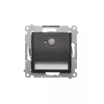 Simon 54 WMDO-SC14x1-049 Oprawa oświetleniowa LED z czujnikiem ruchu , 14 V DC, 0.78 W, białe ciepłe 3000K; czarny !Wymagany zasilacz 14V