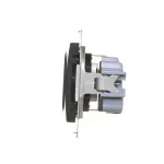 Simon 54 WMDW-03111x-049 Gniazdo Schuko z przesłonami (moduł) 16A, 250V~, zaciski śrubowe; czarny