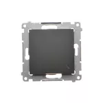 Simon 54 WMDL-060x2x-049 Łącznik schodowy (moduł) 16AX, 250V~, zaciski śrubowe; czarny