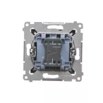 Simon 54 WMDL-060x2x-049 Łącznik schodowy (moduł) 16AX, 250V~, zaciski śrubowe; czarny