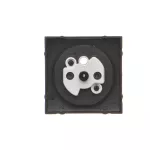 Simon 54 WMDW-P0111x-049 Pokrywa gniazda pojedynczego z przesłonami; czarny