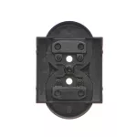 Simon 54 WMDW-P0131x-049 Pokrywa gniazda podwójnego z przesłonami do ramek PREMIUM; czarny