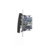 Simon 54 WMDL-060xxx-049 Łącznik schodowy (moduł) 10AX, 250V~, szybkozłącza; czarny