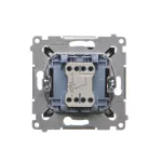 Simon 54 WMDL-061xxx-049 Łącznik schodowy z podświetleniem LED (moduł) 10AX, 250V~, szybkozłącza; czarny