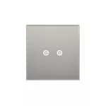 Simon 54 Touch WMDZ-01102S-071 Panel dotykowy S54 Touch, 1 moduł, 2 pola dotykowe poziome srebrna mgła