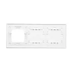 Simon 54 Touch WMDZ-01105S-070 Panel dotykowy S54 Touch, 3 moduły, 1 pole dotykowe + 1 pole dotykowe, + 1 otwór na osprzęt S54, biała perła