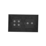 Simon 54 Touch WMDZ-01118S-073 Panel dotykowy S54 Touch, 2 moduły, 2 pola dotykowe poziome + 4 pola dotykowe, zastygła lawa