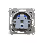 Simon 54 WMDW-01111x-049 Gniazdo DATA z kluczem uprawniającym (moduł) 16A, 250V~, zaciski śrubowe; czarny