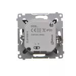 Simon 54 WMDO-SAxxx1-049 Oprawa oświetleniowa LED, 230 V AC, 1.1 W, białe zimne 5700K; czarny