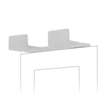 Simon 55 WMDL-TRLPXXX-143 Podstawka na telefon - pasuje do ramek Line; Aluminium mat