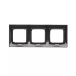 Simon 54 Premium WMDZ-0130xx-049 Ramka 3-krotna PREMIUM IP20 / IP44; czarny