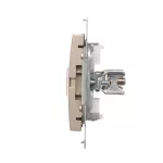 Simon 54 WMDE-011000-044 Gniazdo ekwipotencjalne pojedyncze (moduł); złoty mat