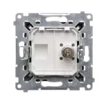 Simon 54 WMDE-011000-046 Gniazdo ekwipotencjalne pojedyncze (moduł); brąz mat