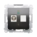 Simon 54 WMDE-011000-048 Gniazdo ekwipotencjalne pojedyncze (moduł); antracyt