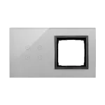 Simon 54 Touch WMDZ-01111S-072 Panel dotykowy S54 Touch, 2 moduły, 4 pola dotykowe + 1 otwór na osprzęt S54, burzowa chmura