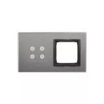 Simon 54 Touch WMDZ-01111S-072 Panel dotykowy S54 Touch, 2 moduły, 4 pola dotykowe + 1 otwór na osprzęt S54, burzowa chmura