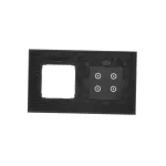 Simon 54 Touch WMDZ-01111S-073 Panel dotykowy S54 Touch, 2 moduły, 4 pola dotykowe + 1 otwór na osprzęt S54, zastygła lawa