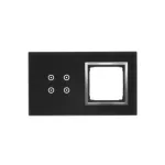 Simon 54 Touch WMDZ-01111S-074 Panel dotykowy S54 Touch, 2 moduły, 4 pola dotykowe + 1 otwór na osprzęt S54, księżycowa lawa