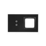 Simon 54 Touch WMDZ-01110S-073 Panel dotykowy S54 Touch, 2 moduły, 2 pola dotykowe pionowe + 1 otwór na osprzęt S54, zastygła lawa