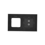 Simon 54 Touch WMDZ-01110S-073 Panel dotykowy S54 Touch, 2 moduły, 2 pola dotykowe pionowe + 1 otwór na osprzęt S54, zastygła lawa