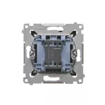 Simon 54 WMDL-081x2x-049 Przycisk „światło” z podświetleniem LED (moduł) 16AX, 250V~, zaciski śrubowe; czarny