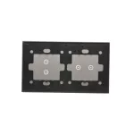 Simon 54 Touch WMDZ-01117S-071 Panel dotykowy S54 Touch, 2 moduły, 2 pola dotykowe poziome + 2 pola dotykowe pionowe, srebrna mgła