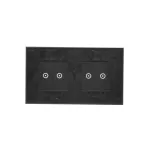 Simon 54 Touch WMDZ-01116S-073 Panel dotykowy S54 Touch, 2 moduły, 2 pola dotykowe poziome + 2 pola dotykowe poziome, zastygła lawa