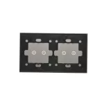 Simon 54 Touch WMDZ-01116S-071 Panel dotykowy S54 Touch, 2 moduły, 2 pola dotykowe poziome + 2 pola dotykowe poziome, srebrna mgła