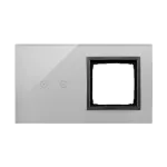 Simon 54 Touch WMDZ-01109S-072 Panel dotykowy S54 Touch, 2 moduły, 2 pola dotykowe poziome + 1 otwór na osprzęt S54, burzowa chmura