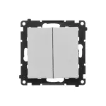 Simon 55 WMDL-01032X-114 Przycisk poczwórny (moduł) 10 AXm, 250 V~, szybkozłącza; Jasnoszary mat